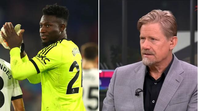 Peter Schmeichel praises David Raya following Andre Onana's stunning double save against Crystal Palace