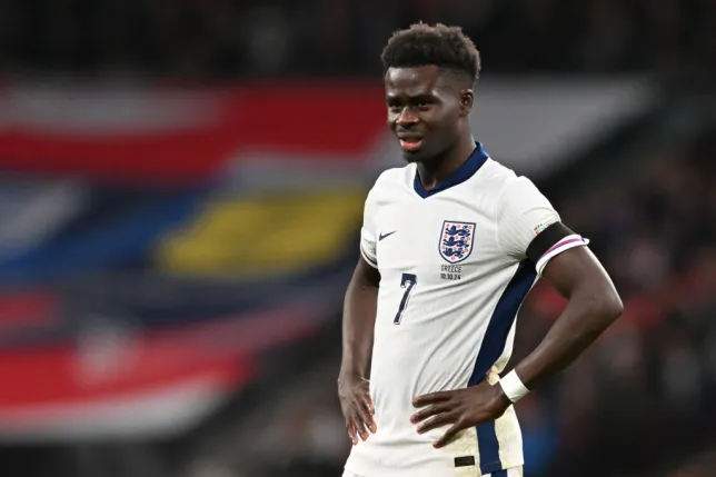 The reason behind Bukayo Saka's absence in England's match against Finland tonight