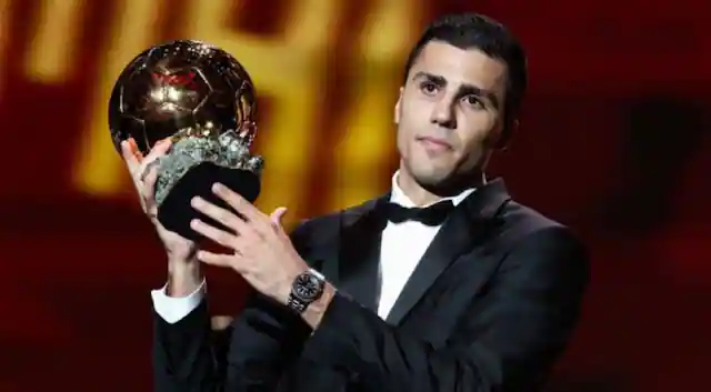 Rodri of Manchester City Claims Victory in Men's 2024 Ballon d'Or, Vinicius Jr of Real Madrid Takes Second Place