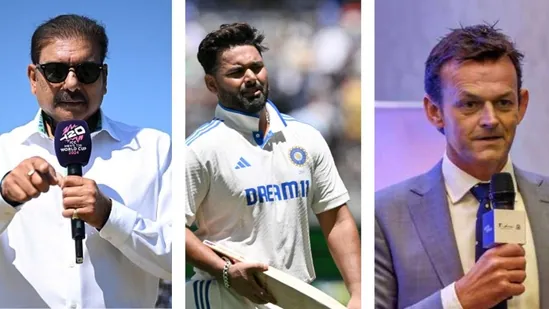 “Rishabh Pant’s Incredible Comeback: Shastri and Gilchrist Praise his Resilience after Near-Death Experience”