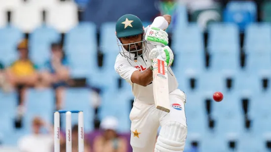 Babar Azam ends form slump with first Test fifty in over two years, century drought persists