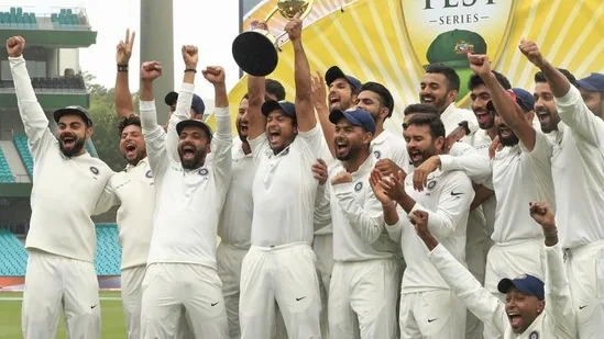 India makes history: First Test series win on Australian soil